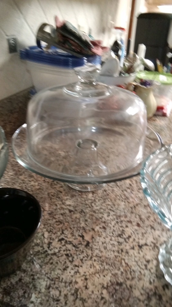 Pedestal Cake Plate, two candy dishes and more