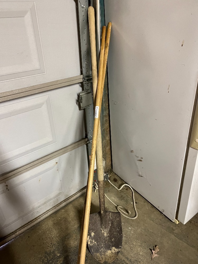 2 Shop Brooms & Shovel