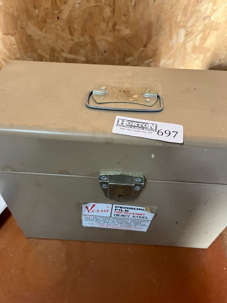 Metal Personal File Storage Box