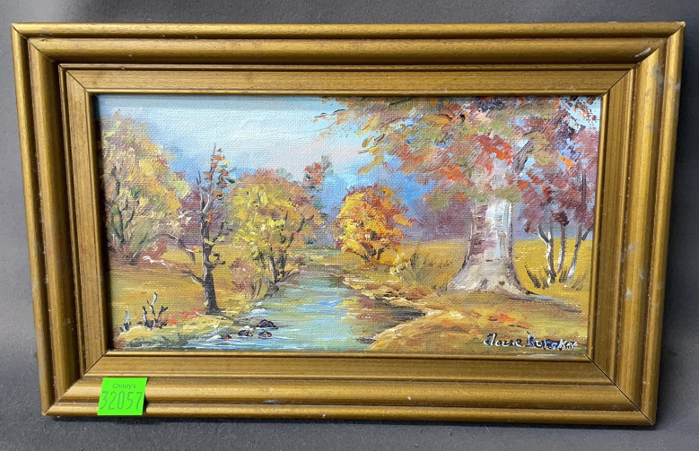 Eloise Bursko Oil On Board Landscape 11" X 7"