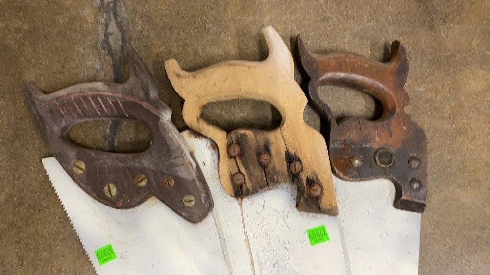 3 Hand Saws, 30" Of Longest