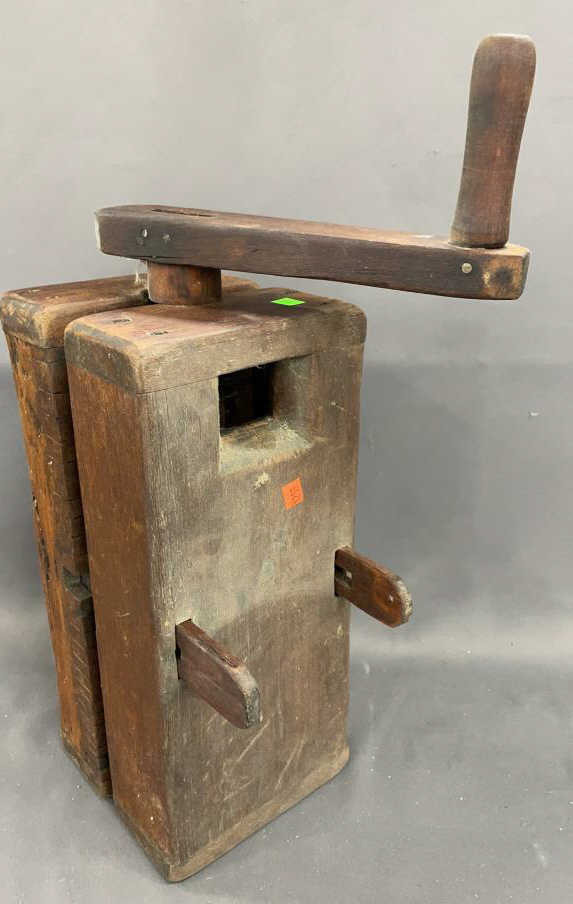 Antique Wooden Hand Crank Separator 24"