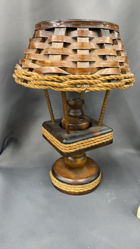 3 Table Lamps, 2 Candle Lamp Style Holders, 2