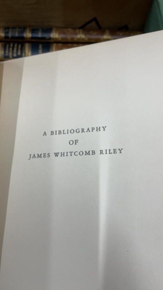 22 James Whitcomb Riley Books