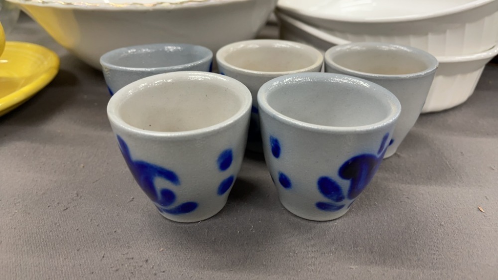 Corning Ware Dishes, Fiesta Ware, Hull, And Others
