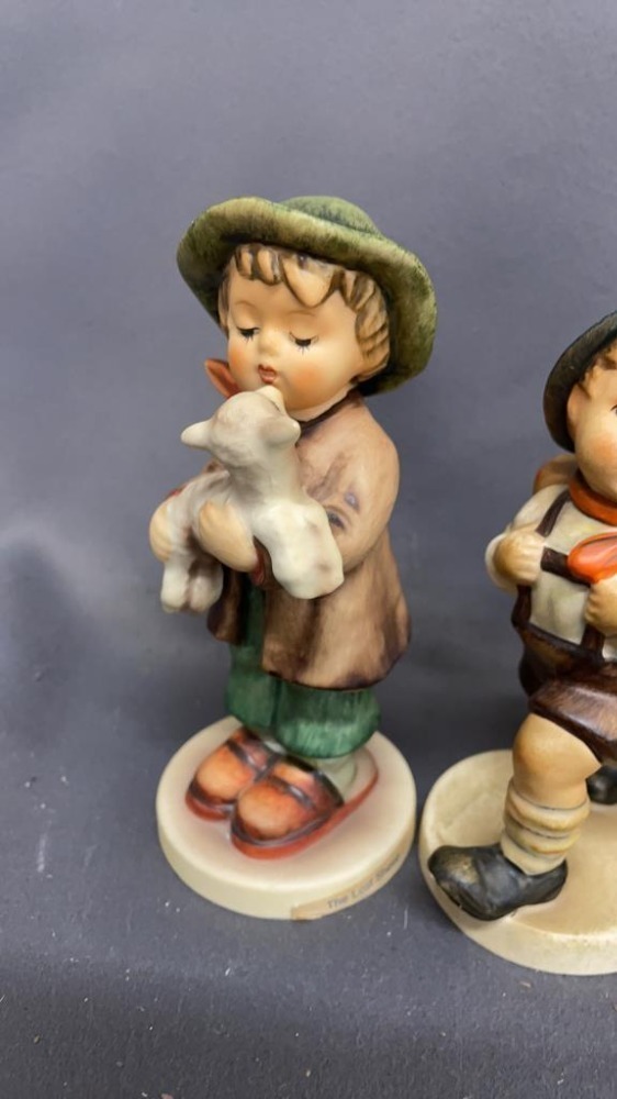 4 Hummel Figurines, 5" Of Tallest