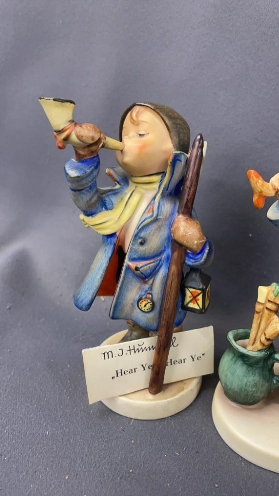 4 Hummel Figurines, 6" Of Tallest