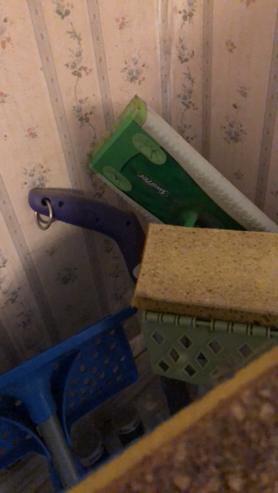 Miscellaneous brooms and mops