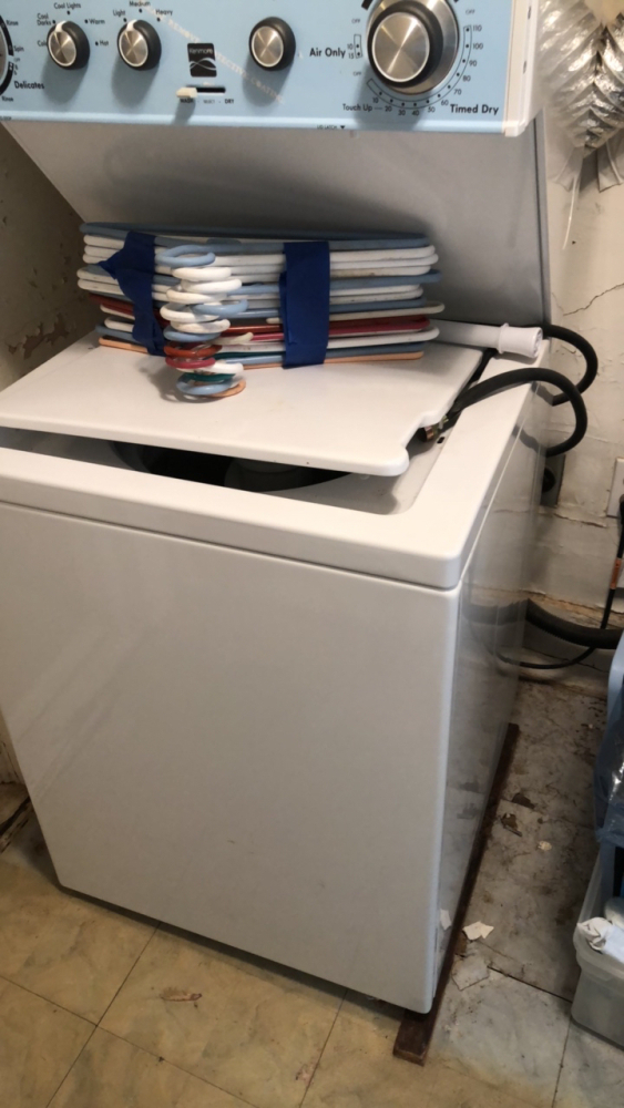 Stackable, washer and dryer Kenmore