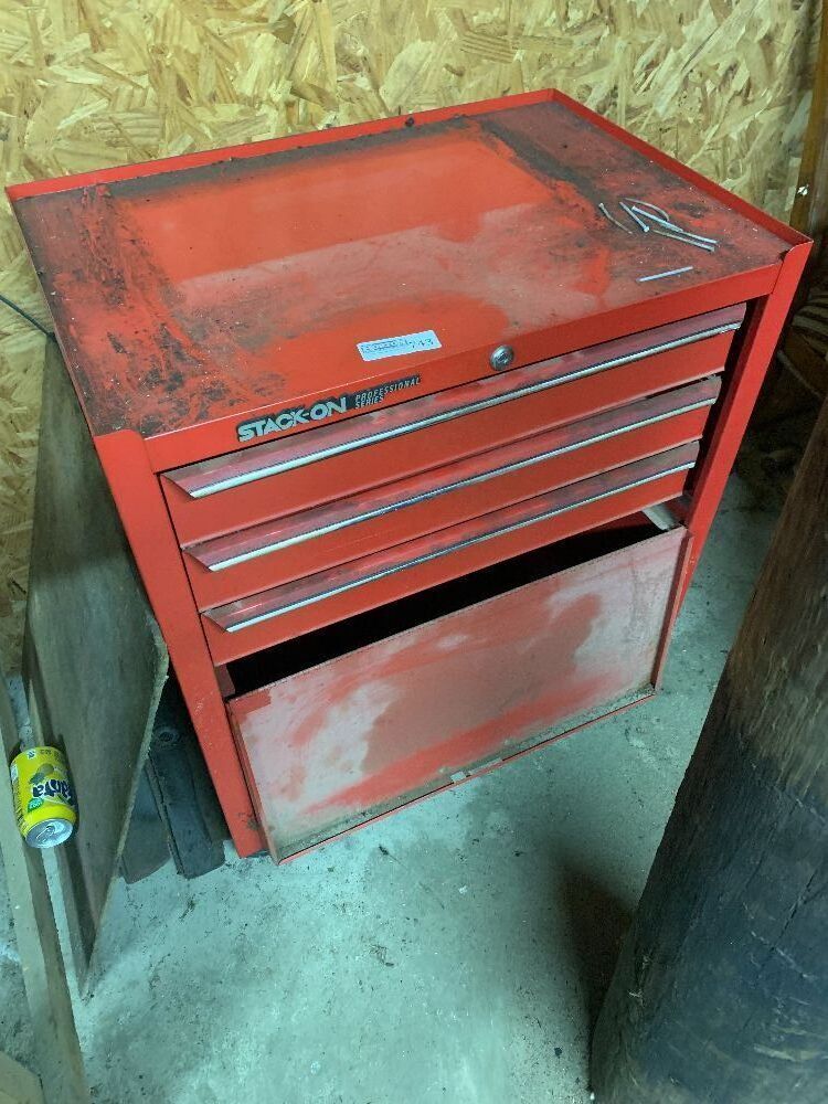 Stack-On Rolling Tool Cart, Contents Included