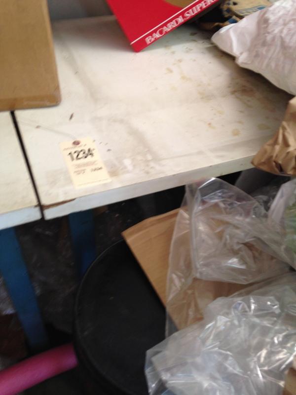 Workbench, 4' Wood/metal (contents not included)
