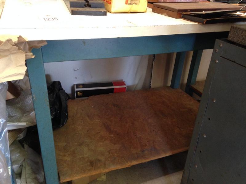 Workbench, 4' Wood/metal (contents not included)