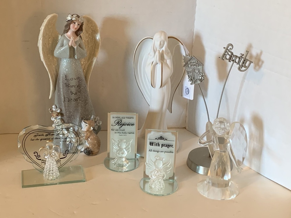 LOT OF 7 ANGEL ITEMS - LR