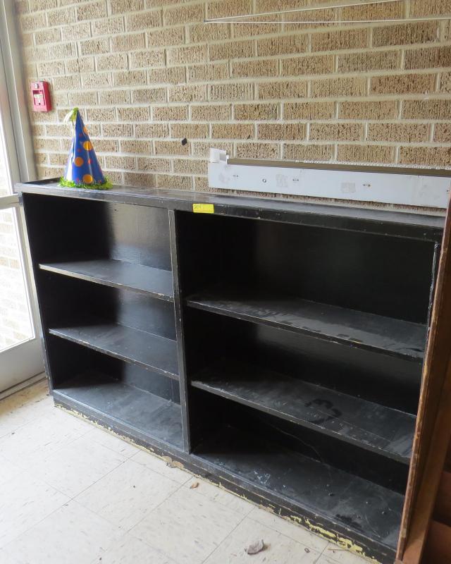 wooden shelf image