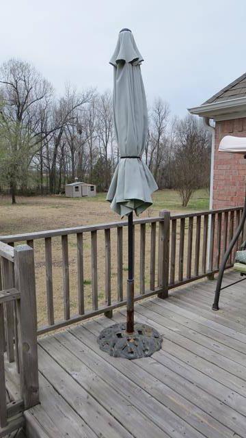Umbrella and stand