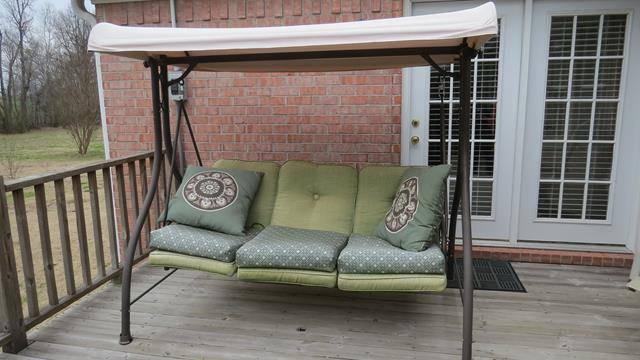Porch/Patio Swing ( folds to make bed)