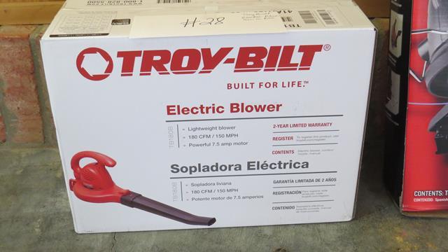 Troy-Bilt electric blower ( new in box)