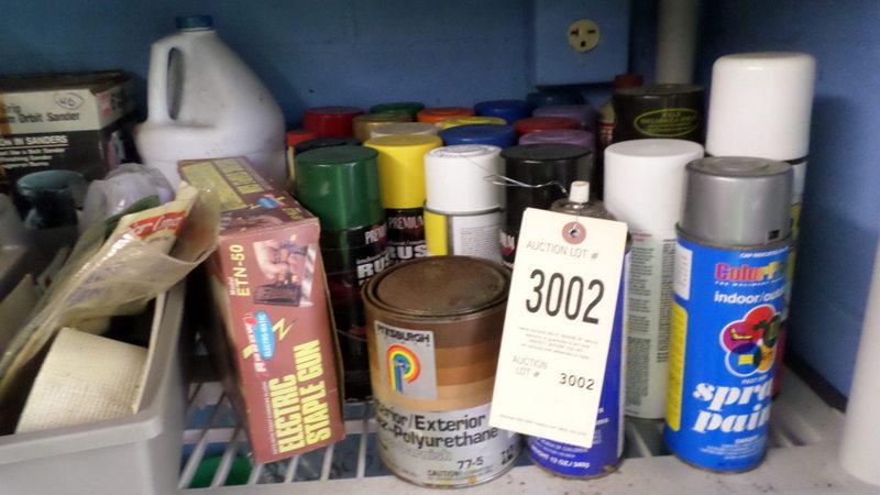 Contents of shelf, right second shelf