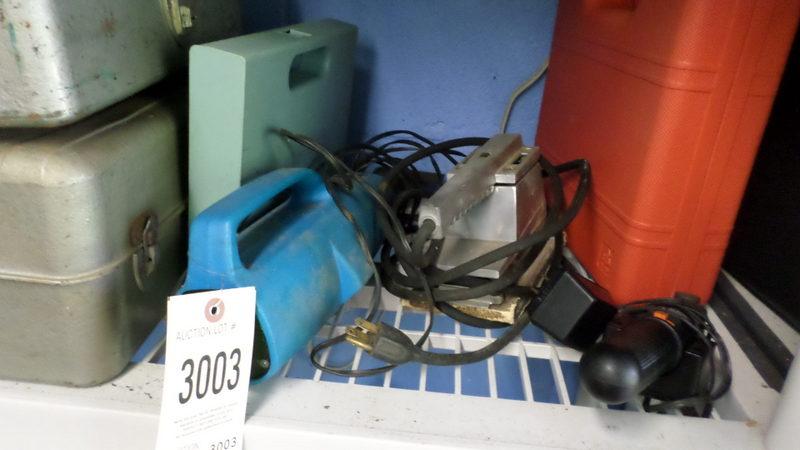Contents of shelf, left second shelf