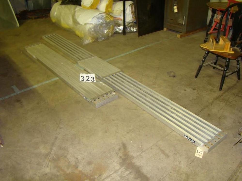 Two LOUSVILLE Ladder Extendable Walk Boards, Model LP 2921-13A