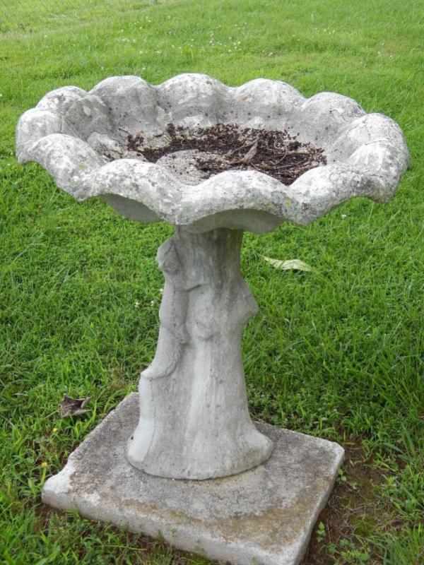 Concrete Bird Bath