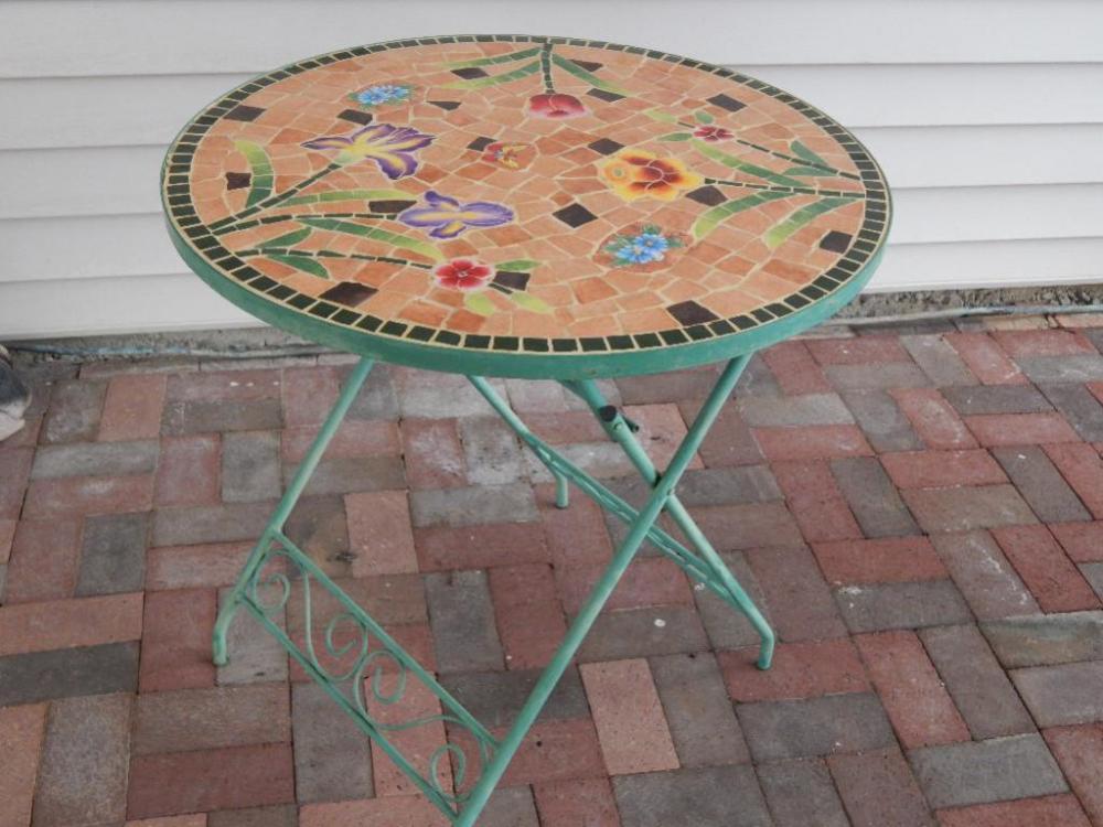 Mosaic Patio Table