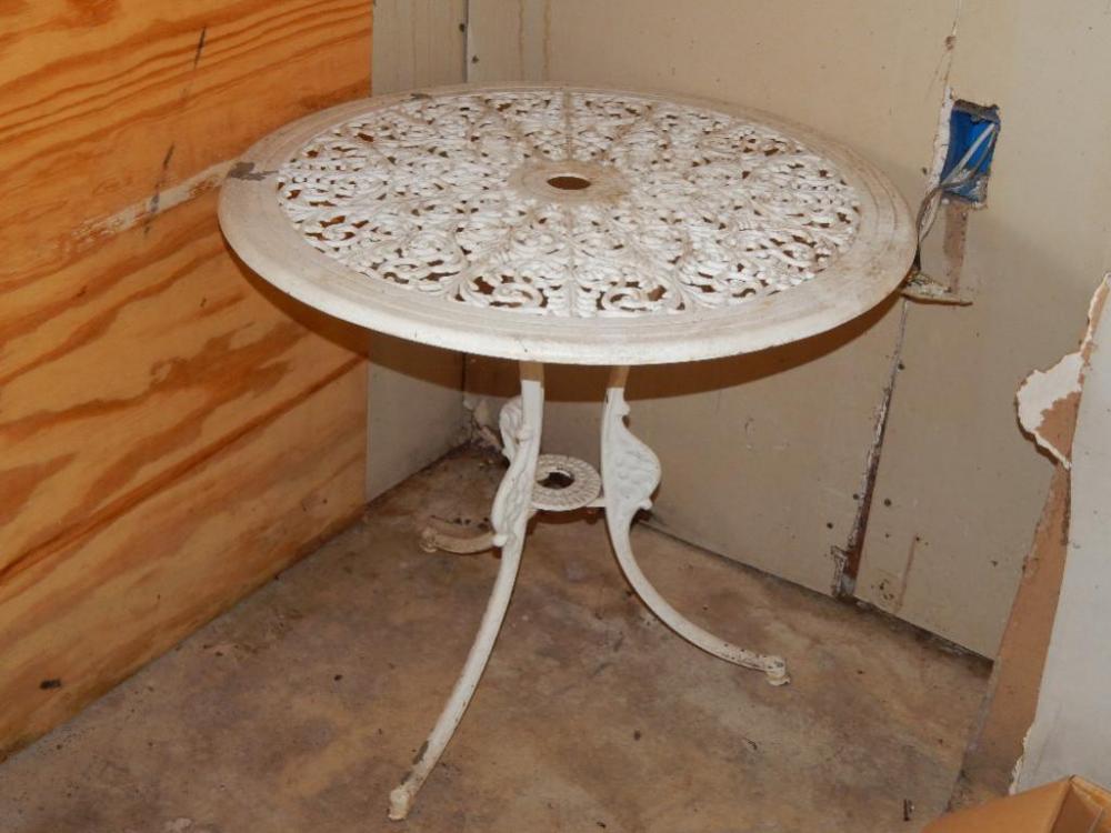Wrought Iron Patio Table
