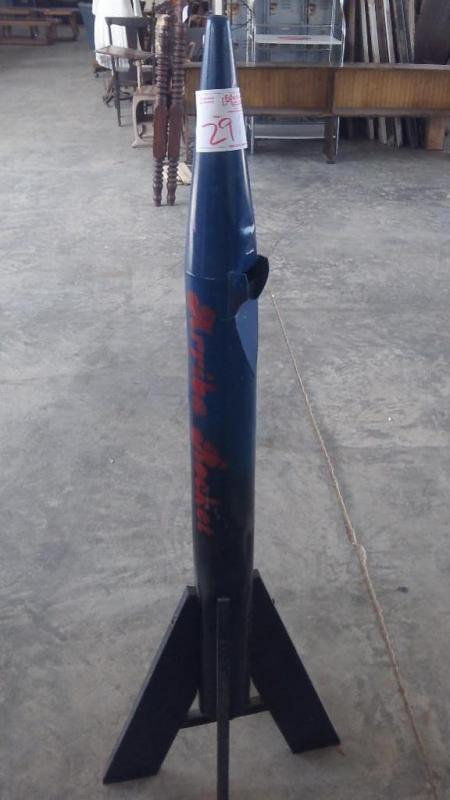 Pipe Organ Rocket (made from a pipe from a pipe organ)