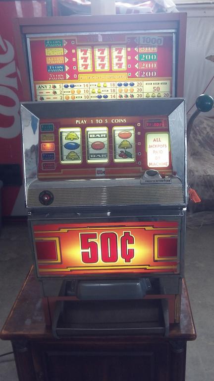 The Bally Slot Machine, keys and manuals included
