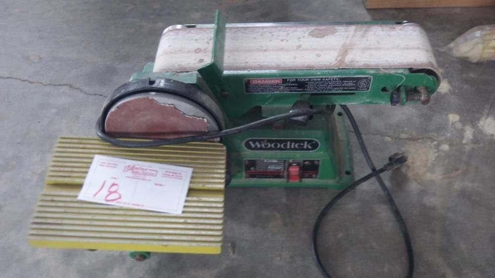 Woodtek belt & disc sander