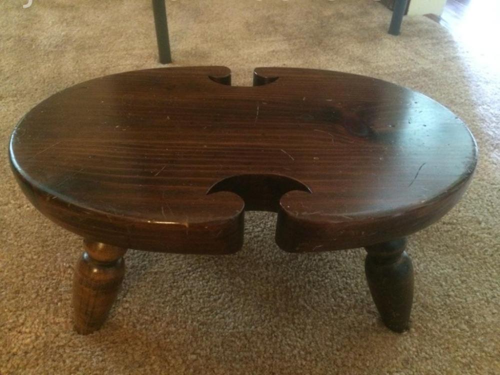 Small wooden foot stool