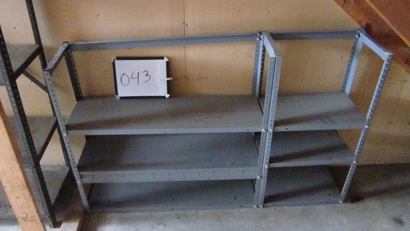 2 Metal Shelves