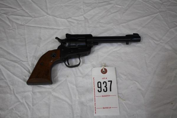 Ruger .22 Caliber Single Six Revolver w/ Belt and Holster. SN 503847