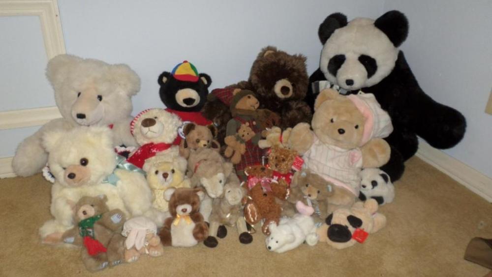 Miscellaneous Stuffed Teddy Bear Lot