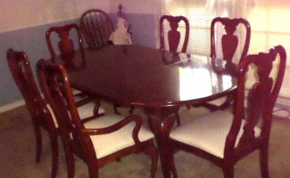 Dining Room Table with Six Chairs
