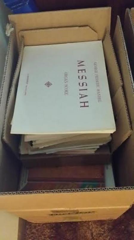 Box Lot of Piano/Organ Music