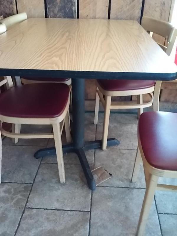 Table and Four Chairs