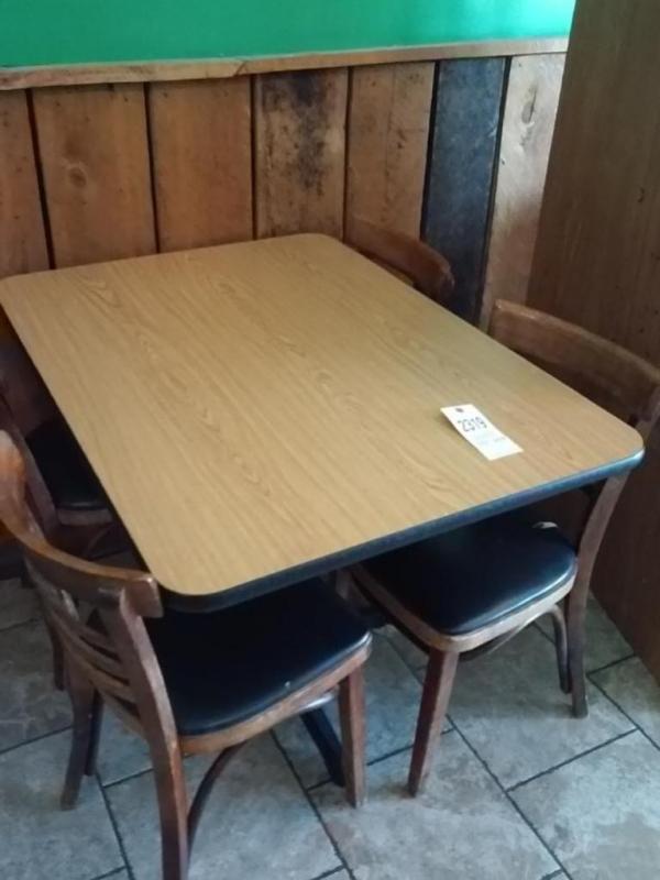 Table and Four Chairs