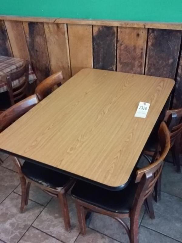Table and Four Chairs