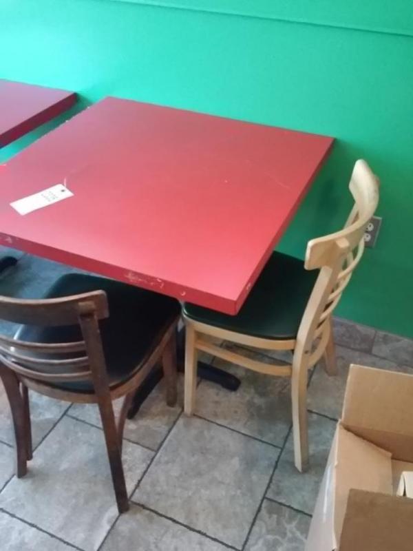 Table and Two Chairs