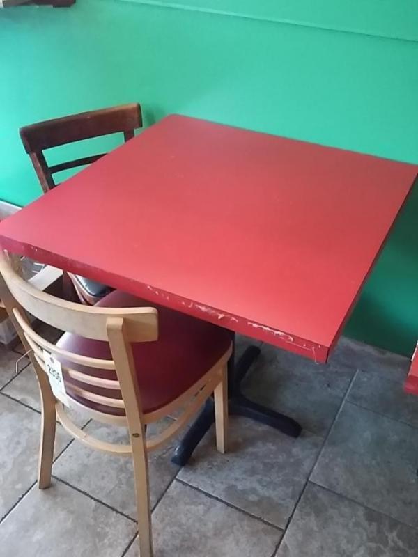 Table and Two Chairs