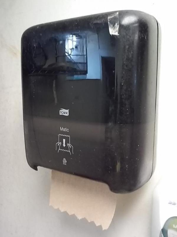 Shelving and Contents- 18.5 in Sink, TorkMatic Napkin Dispenser