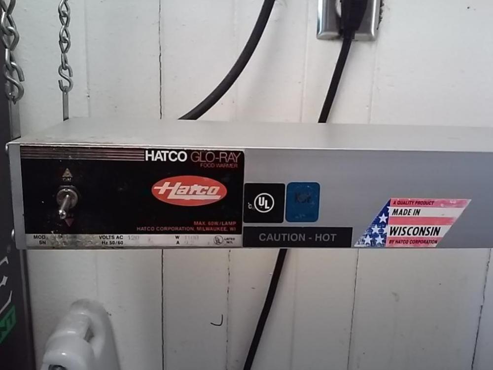 Hatco Glo-Ray Food Warmer and Metal Rack
