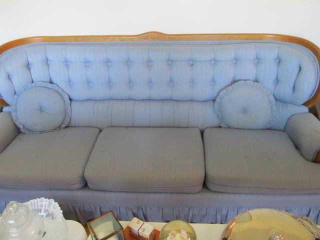 Blue sofa