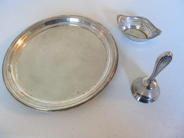 2 pcs sterling plate w/ SC logo