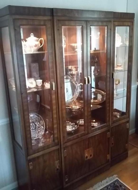 Curio Cabinet with lighting by Heritage