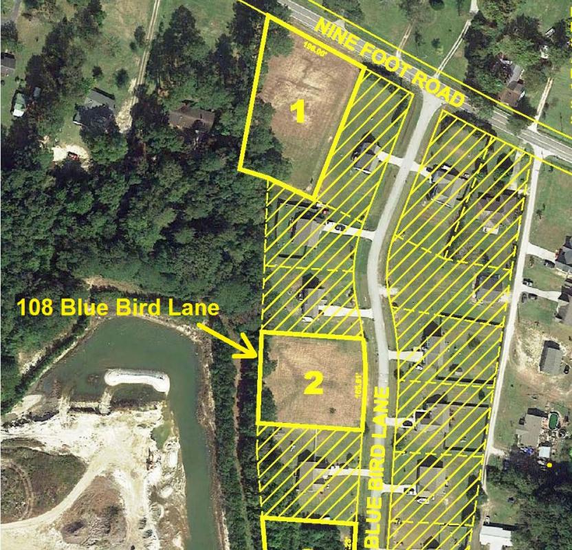 108  Blue Bird Lane, Newport, NC - Lot 6 & part of Lot 7 of Quail Crossing Subdivision - Selling As-Is
