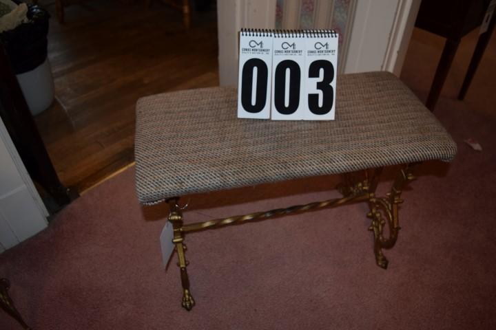 Vanity Bench, Metal Base