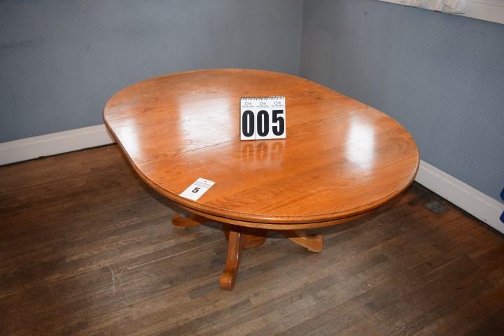 Oak Kitchen table, one leaf