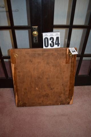 Vintage wooden card table